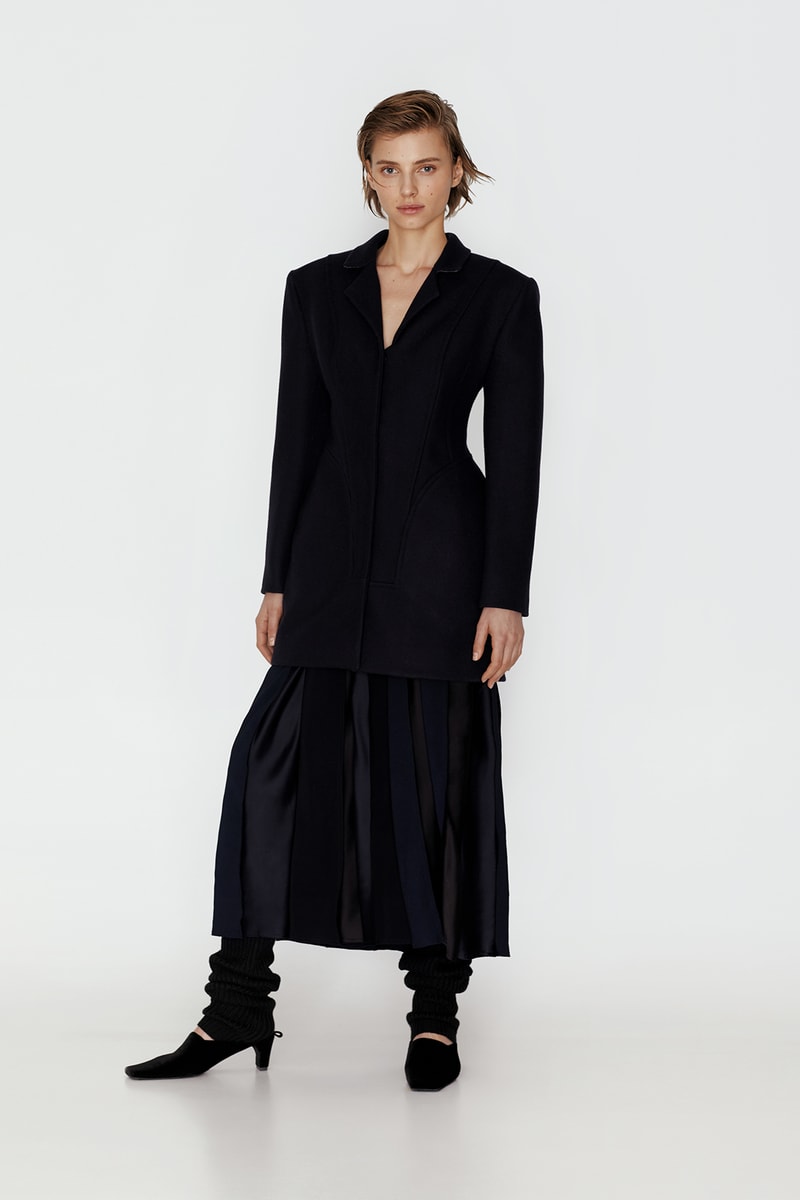 bevza fall winter collection coats jackets outerwear layering release minimalist