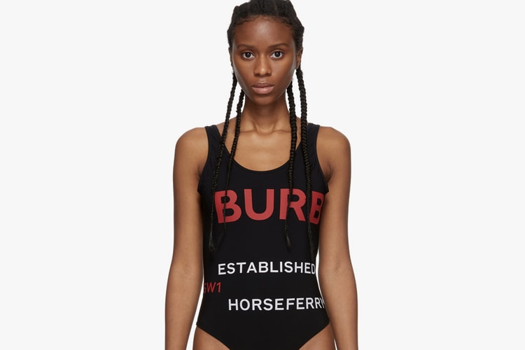 Make the Most of Summer With Burberry's Logo Swimsuit