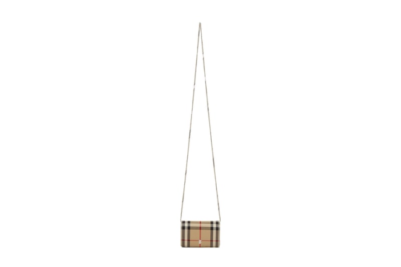 burberry card case cardholder vintage nova check shoulder bag removable detachable strap mini bag