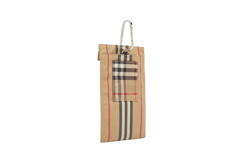 burberry phone pouch Heritage Stripe Canvas riccardo tisci check accessories 