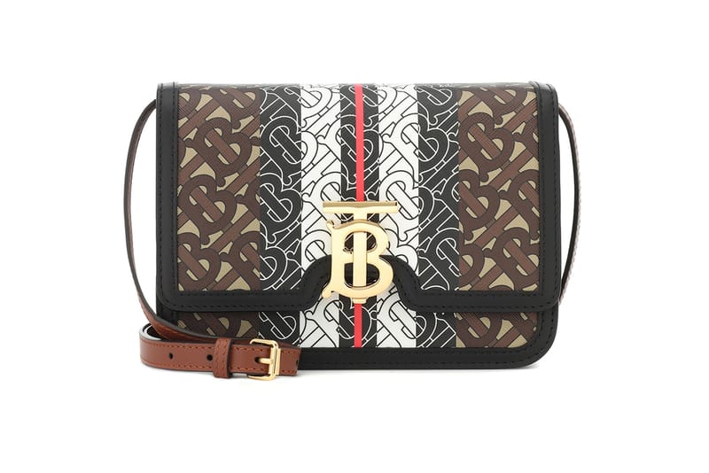 Add This Monogram TB Leather Shoulder Bag to Your Burberry Wishlist
