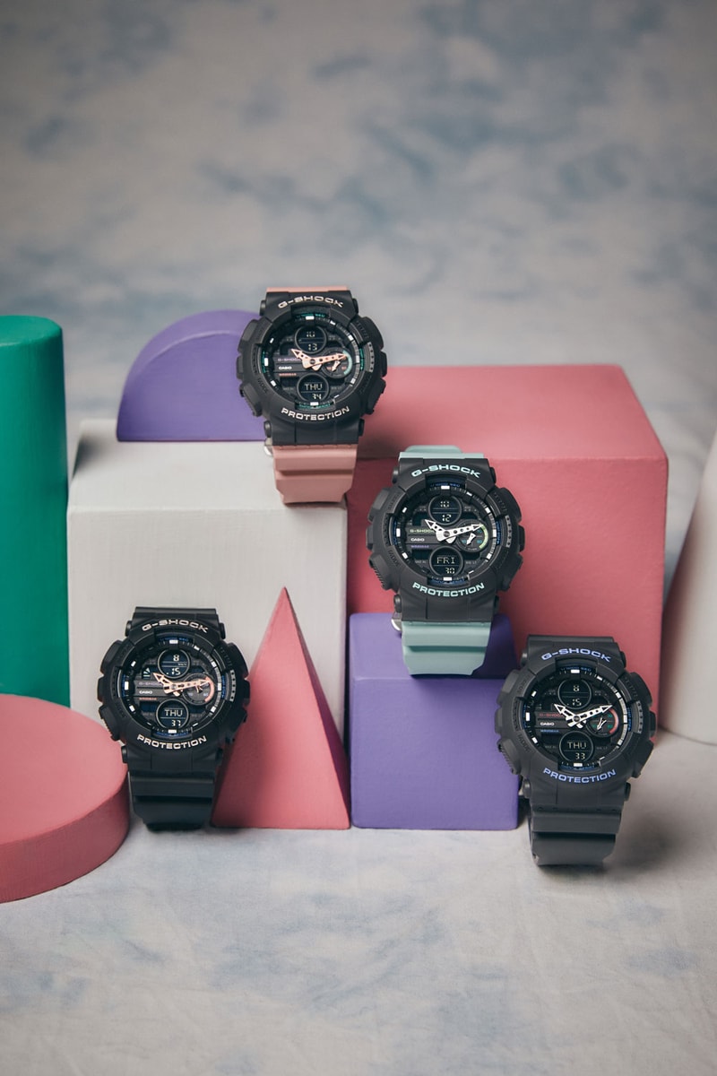 Casio G Shock Watch GMAS140-1A GMAS140- 4A Spring Summer 2019 Lookbook