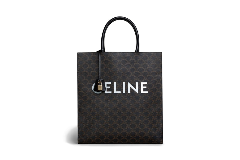 CELINE Logo Carry Bag Hedi Slimane Print Design Arc De Triomphe Inspired Heritage Fashion Luxury Accessory