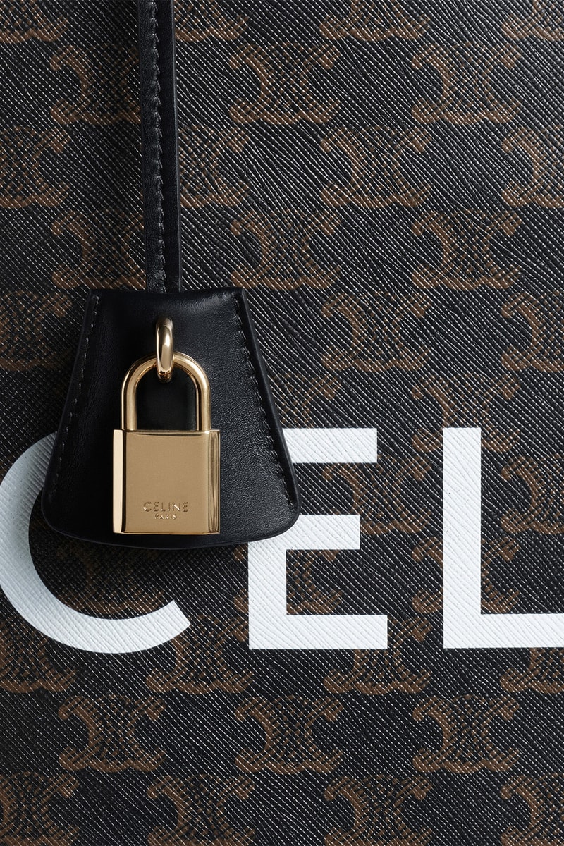 CELINE Logo Carry Bag Hedi Slimane Print Design Arc De Triomphe Inspired Heritage Fashion Luxury Accessory