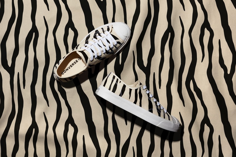 converse jack purcell lucky star womens sneakers animal print archive zebra leopard high low top