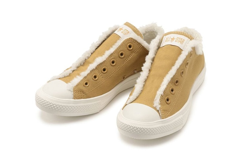 Converse Chuck Taylor All Star Slip Fleece Camel White