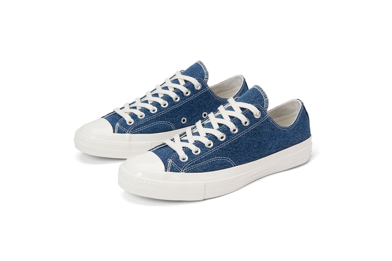 converse renew denim chuck 70s high ox low jeans upcycling sustainability eco-friendly 
