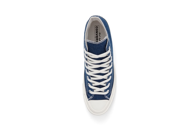 converse renew denim chuck 70s high ox low jeans upcycling sustainability eco-friendly 