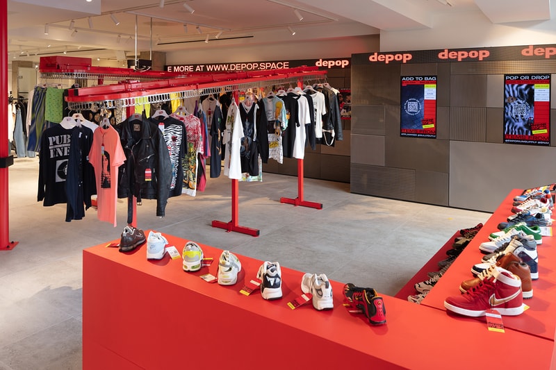 Depop Resale Shopping App London Selfridges Store Pop Up Retail