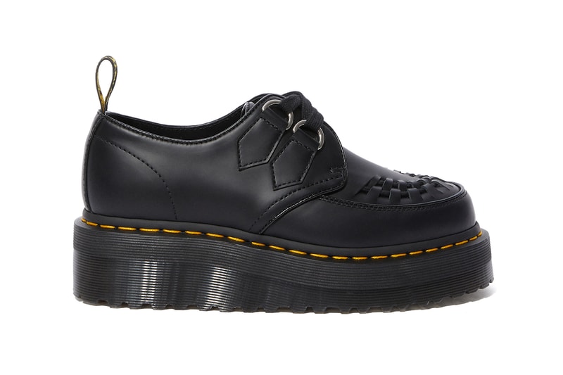 dr martens quad creeper sidney platform shoes black