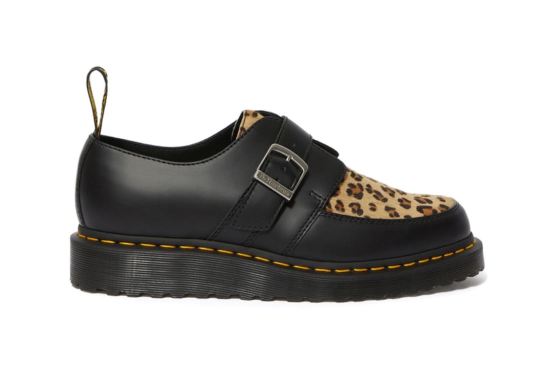 dr martens quad creeper sidney platform shoes ramsy monk leopard print