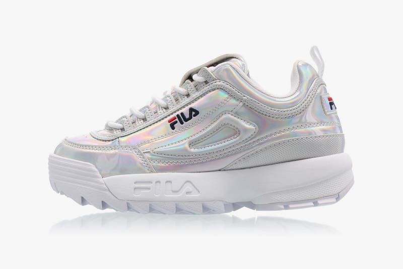 Make a Statement This Summer in FILA's Holographic Disruptor 2 Sneaker