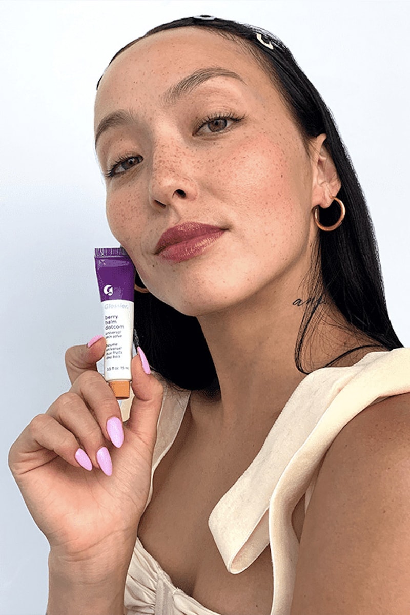 Glossier Balm Dotcom Berry Flavour Scent Release Makeup Beauty Skincare Lips 