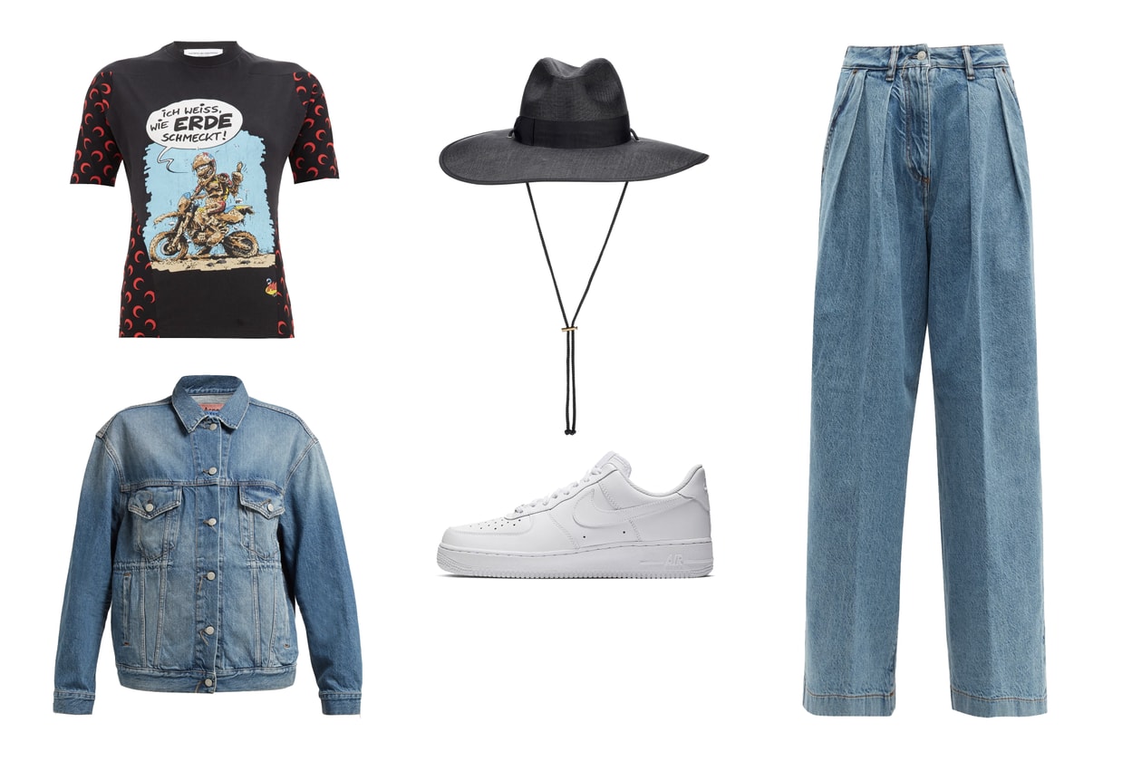 How To Wear The Cowboy Hat Fashion Trend Style Gucci Saint Laurent Acne Studios Outfit Inspiration Nike Marine Serre