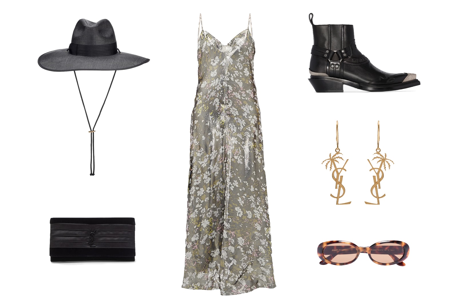 How To Wear The Cowboy Hat Fashion Trend Style Gucci Saint Laurent Acne Studios Outfit Inspiration Nike Marine Serre