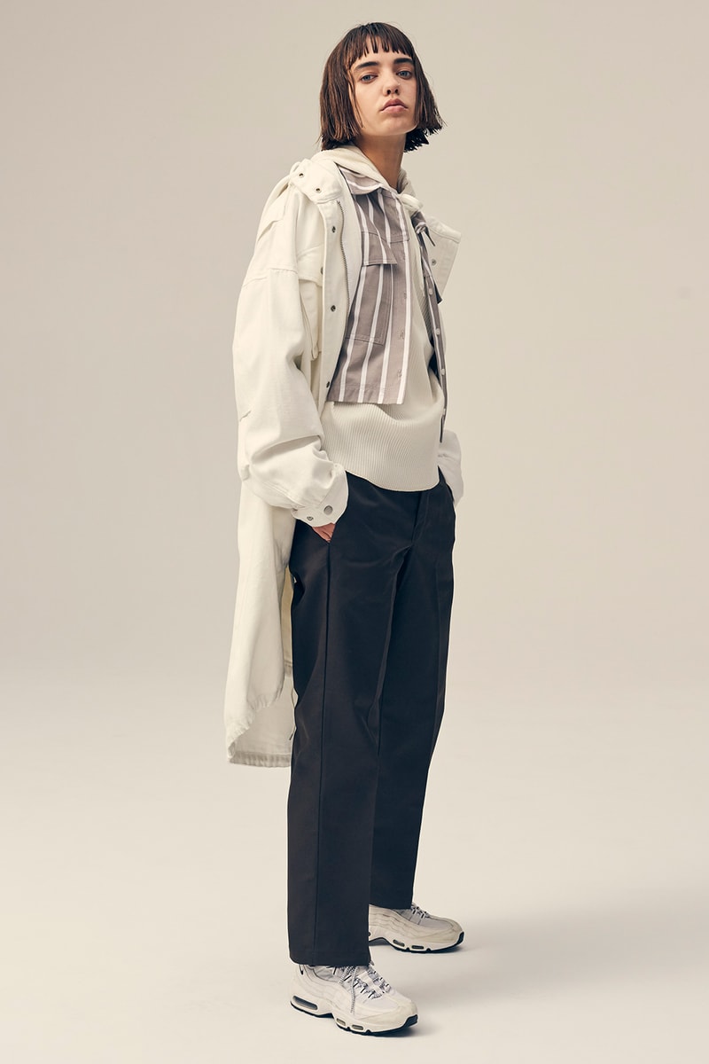 huf womens collection fall lookbook denim jackets coats jumpsuits sweaters skirts pants clothes fashion 