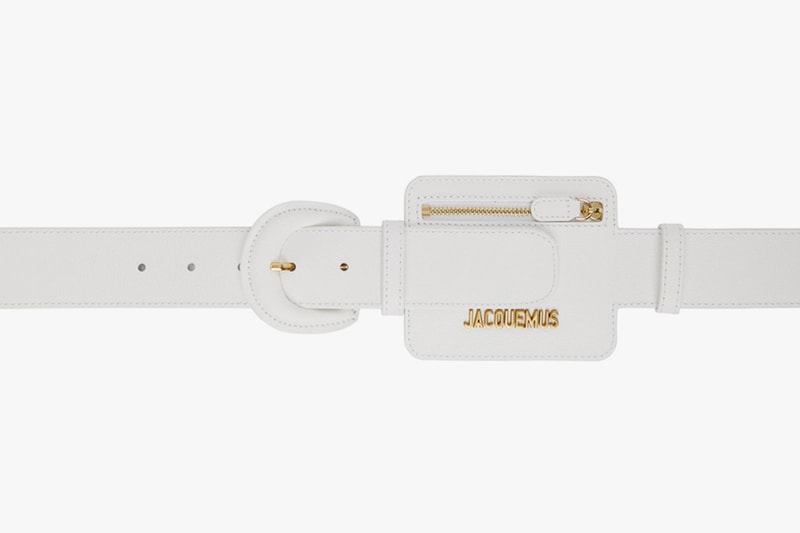 jacquemus le porte ceinture belt tiny mini bag orange black white 