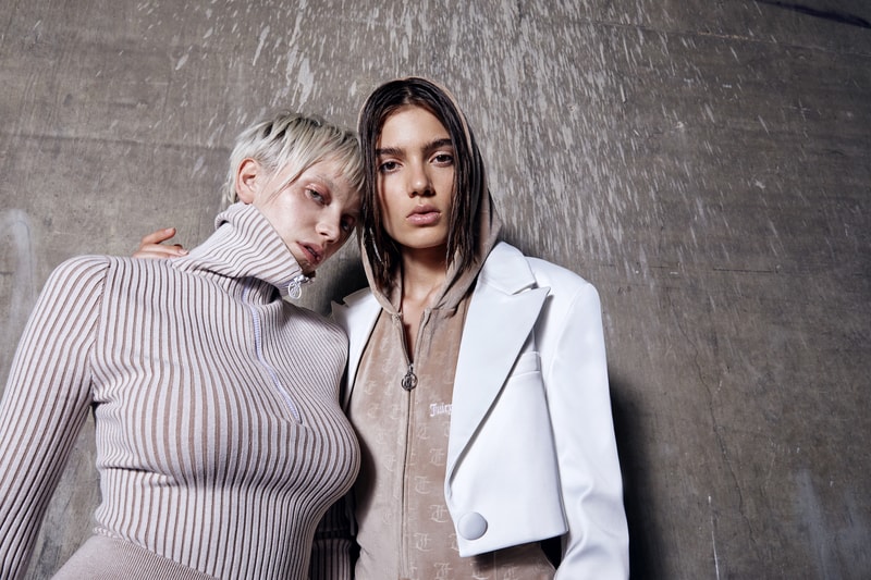 Juicy Couture Spring/Summer 2020 Editorial Collection Tracksuits Aesthetic Elevated New Juicy Suits Rhinestones 
