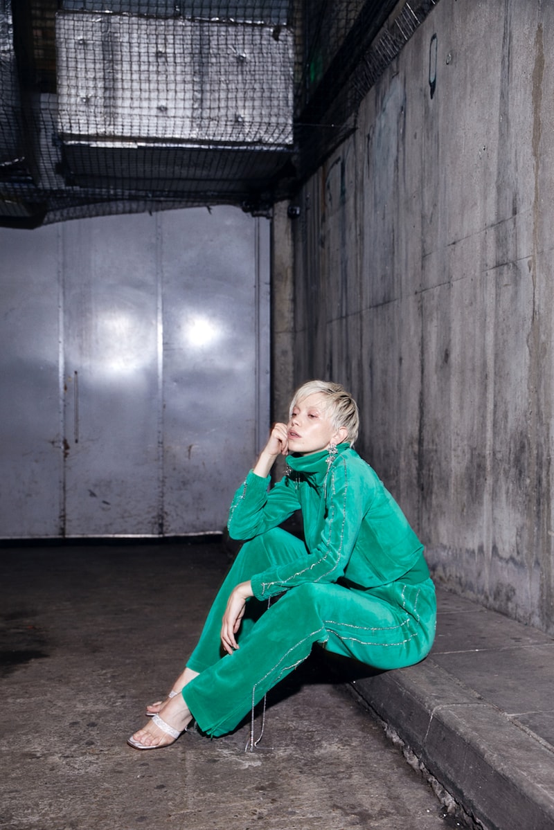Juicy Couture Spring/Summer 2020 Editorial Collection Tracksuits Aesthetic Elevated New Juicy Suits Rhinestones 