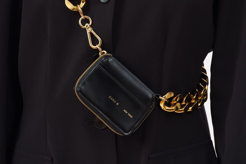 Here's Where You Can Buy KARA's Black and Gold Bike Wallet Mini Bag