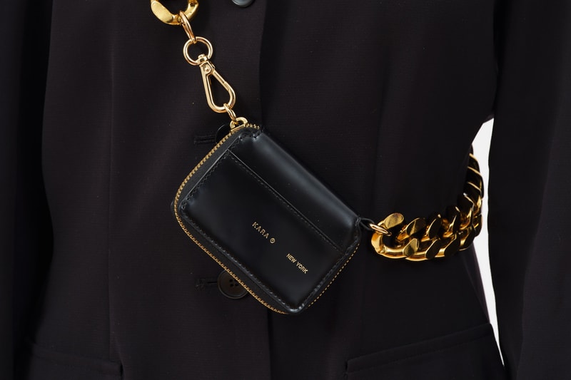 Here's Where You Can Buy KARA's Black and Gold Bike Wallet Mini Bag