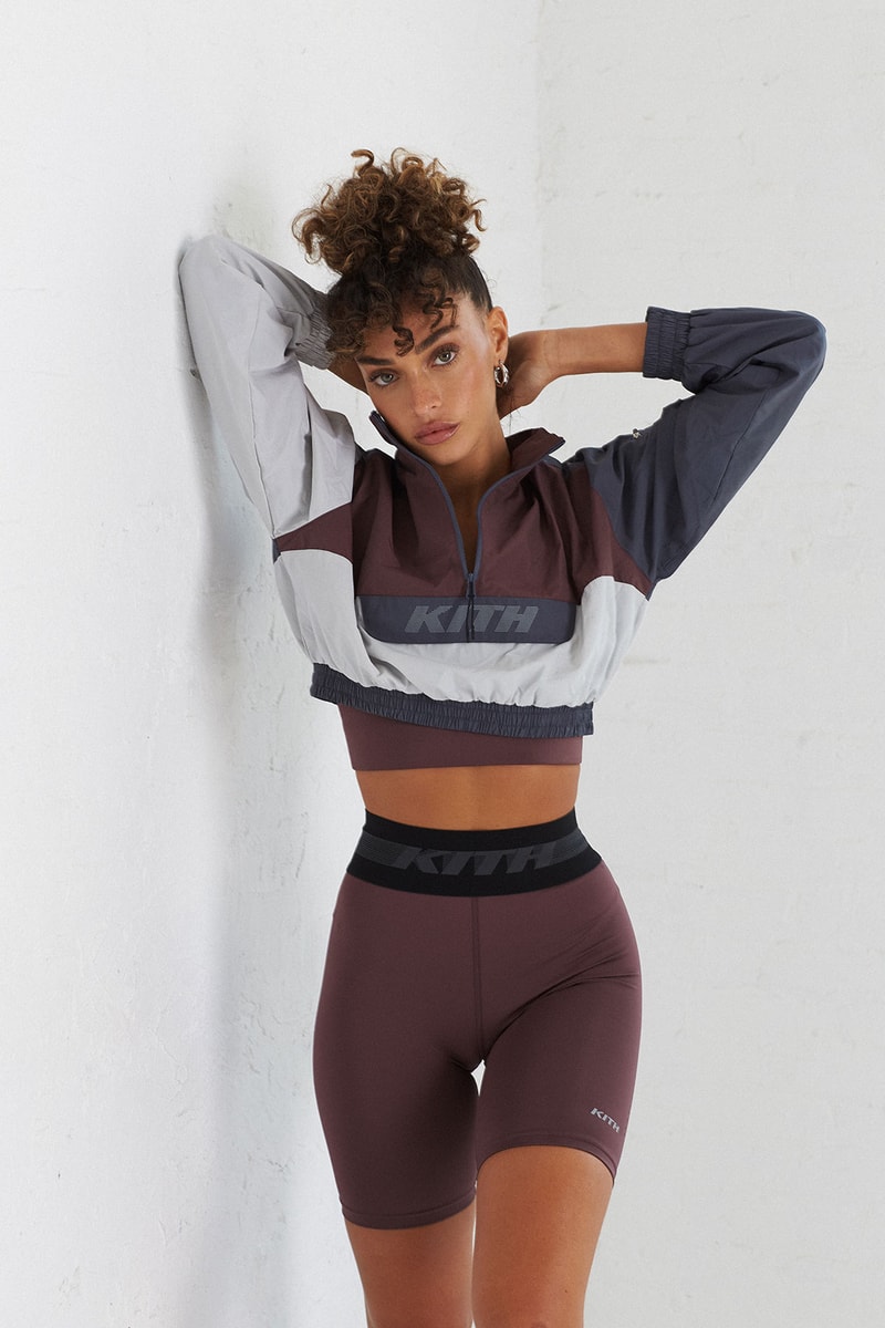 kith women sportswear fall dance yoga leggings track pants jacket biker shorts sports bra 