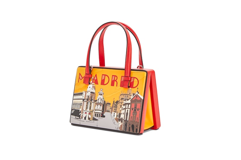 Loewe Postal Bag Release Postcard Print Motif Luxury Purse Paris Madrid Hong Kong London New York Shanghai Tokyo Colorways Color 