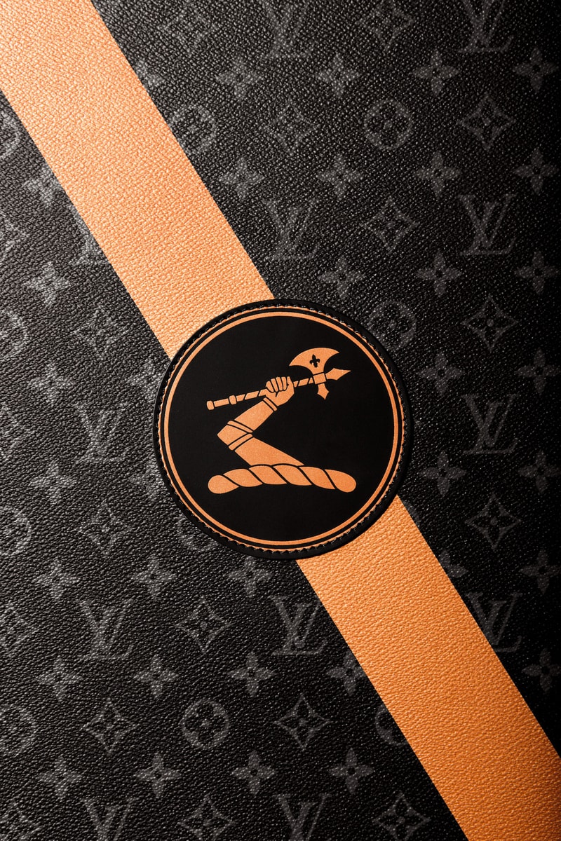 Louis Vuitton Luxury Monogram Trunk Collection Makeup Case Sneaker Storage Drink Bar Tea Set Cake LV Interior Homeware 