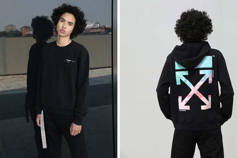 off-white luisaviaroma virgil abloh exclusive collection womens sneakers t-shirts leggings