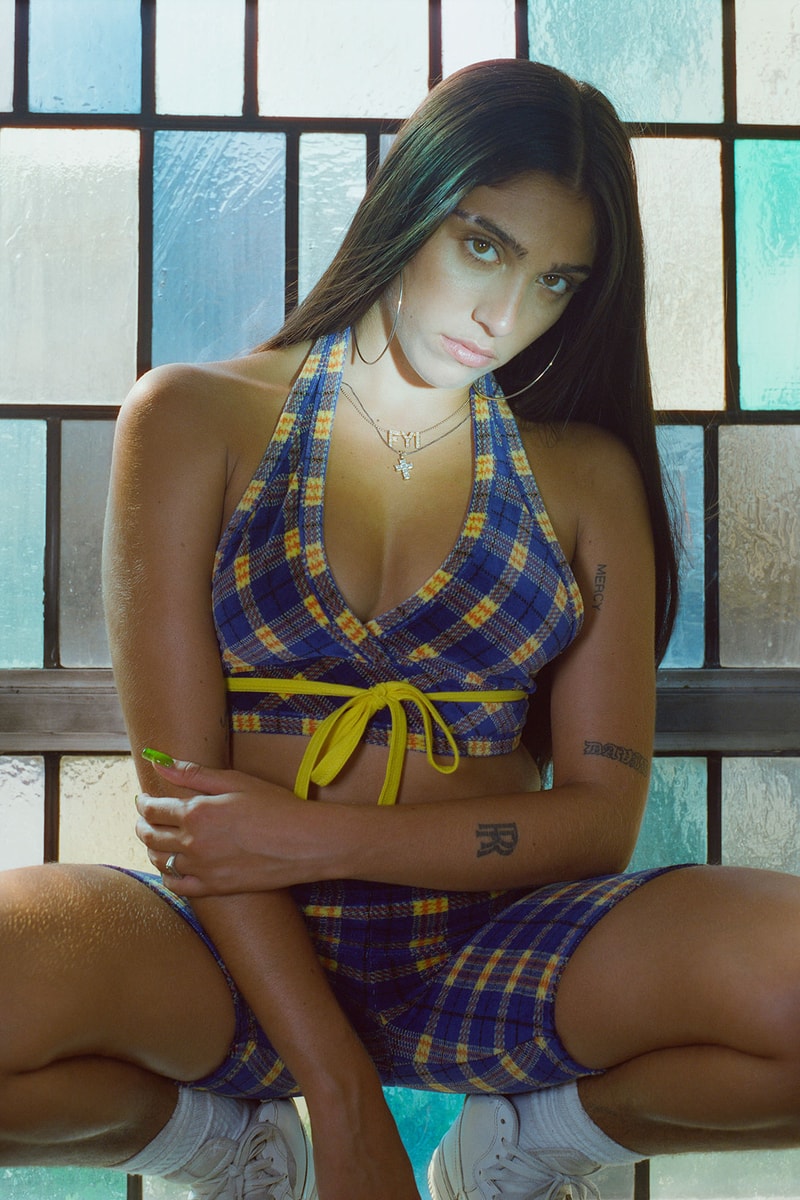 mademe erin magee fall 2019 collection lourdes lola leon matching sets vinyl velour 90s denim