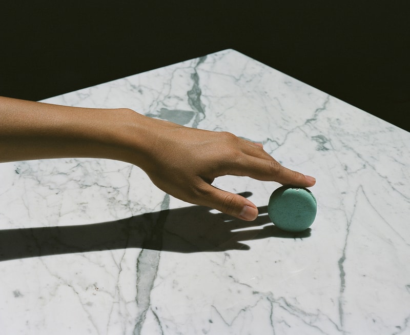 mansur gavriel lauderee cafe dessert macaron
