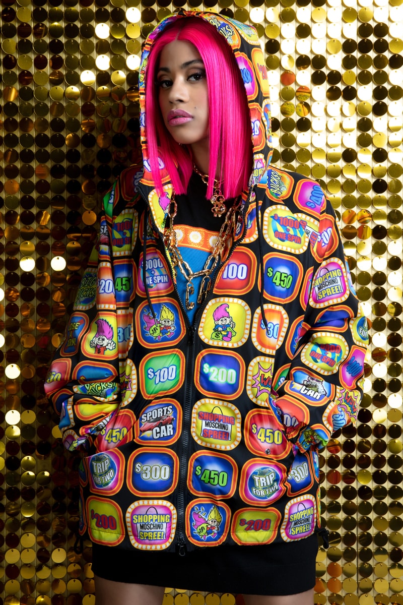 moschino good luck trolls jackets coats shirts sweaters hennessy carolina collaboration