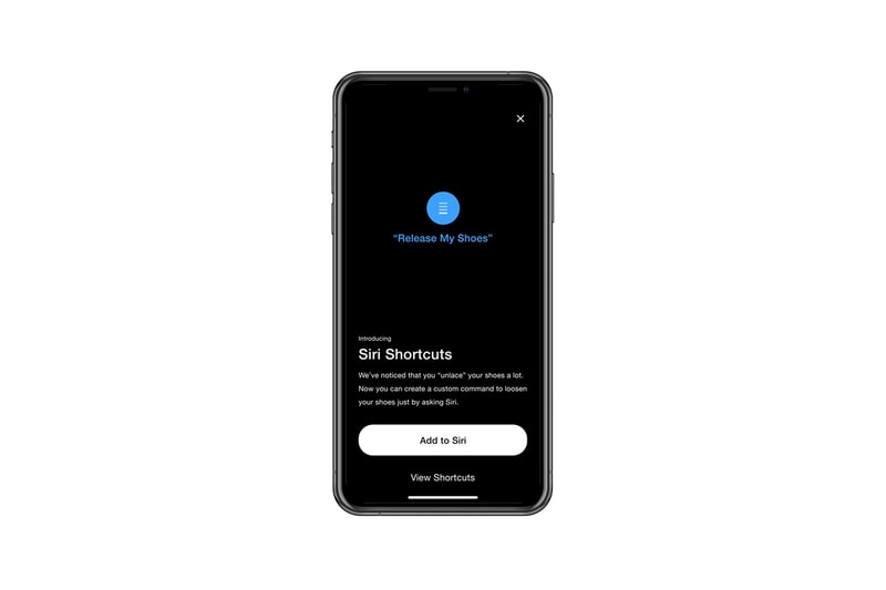 nike adapt huarache phone app sneaker led light glow siri custom tech technology