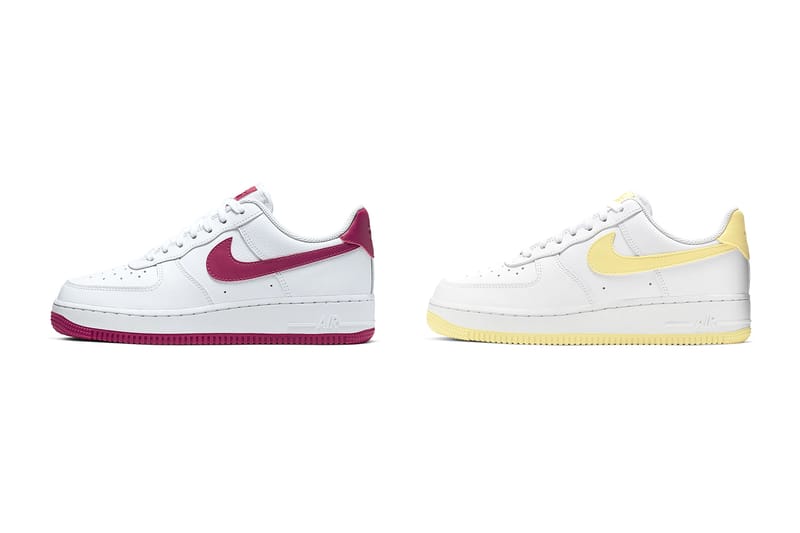 Nike's Air Force 1 '07 Have Arrived in "Wild Cherry" and "Bicycle Yellow"