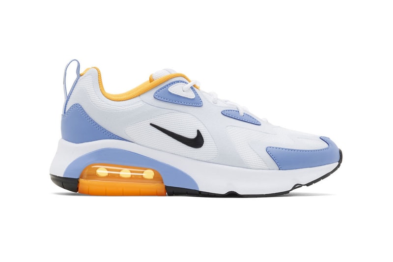 nike air max 200 womens sneakers pastel blue yellow 