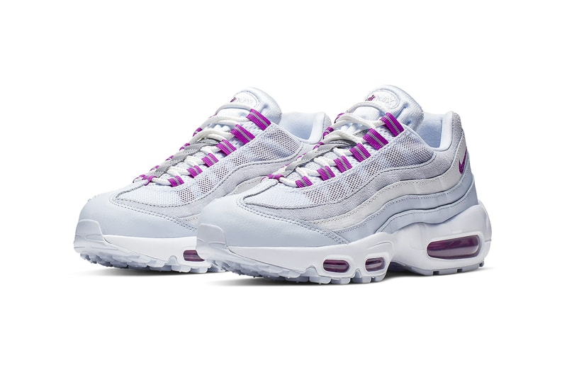 nike air max 95 womens sneakers pastel blue teal purple violet white grey royal pulse hyper violet