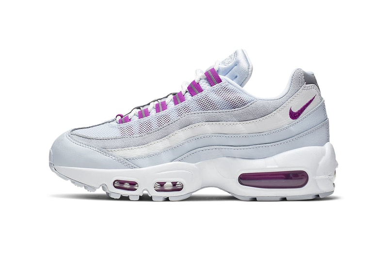 nike air max 95 womens sneakers pastel blue teal purple violet white grey royal pulse hyper violet