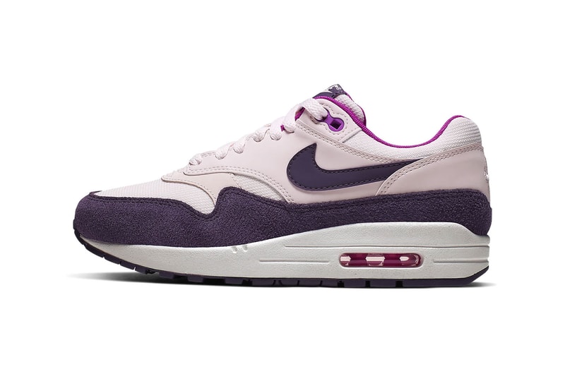 nike air max 1 womens sneakers light soft pink purple hyper violet