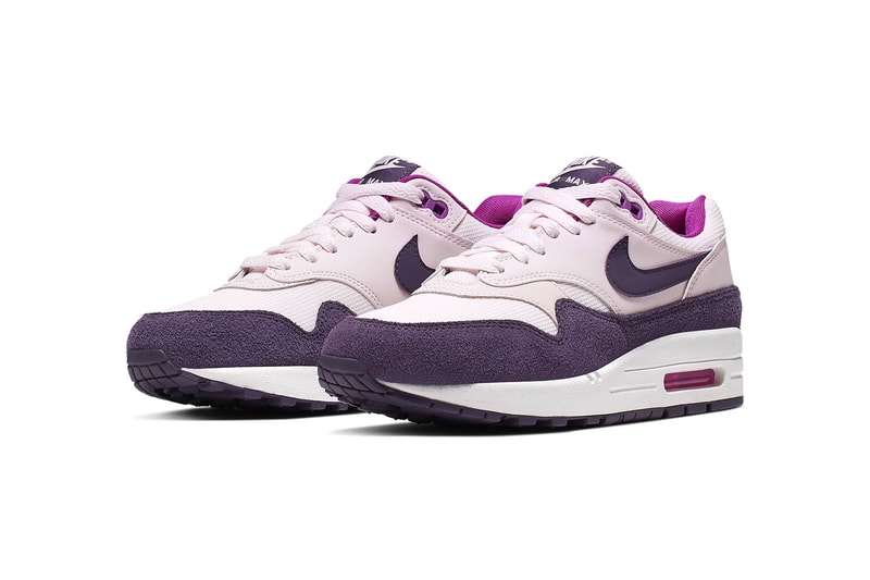 nike air max 1 womens sneakers light soft pink purple hyper violet