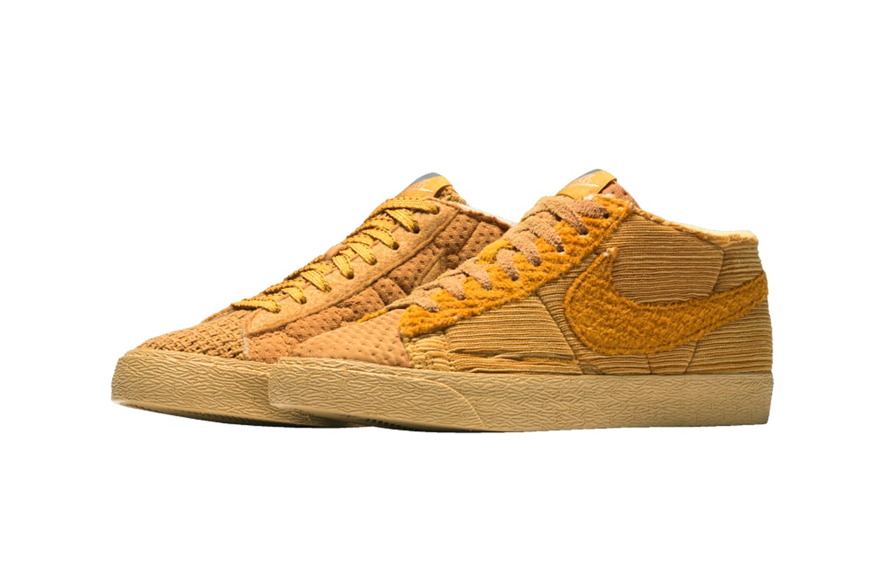 nike blazer cpfm cactus plant flea market sponge by you sneakers fleece brown release date shoes footwear sneakerhead