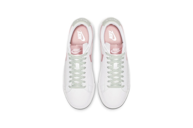 nike blazer low bleached coral pistachio frost green sneakers 