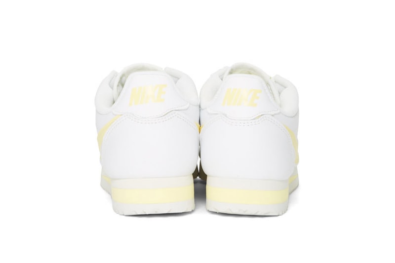 Nike Cortez in Pastel Yellow White Retro Sneaker Shoe Footwear Trainer Release Summer Fall Hue Colorful VIbrant Streetwear Staple