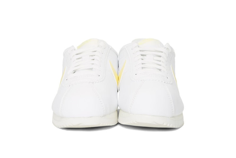 Nike Cortez in Pastel Yellow White Retro Sneaker Shoe Footwear Trainer Release Summer Fall Hue Colorful VIbrant Streetwear Staple