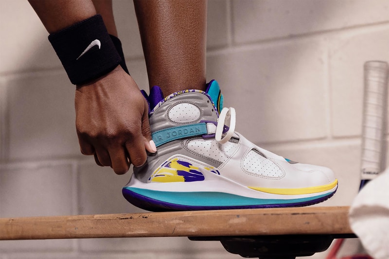 nike nikecourt air zoom zero aqua womens sneakers white purple blue yellow air jordan viii