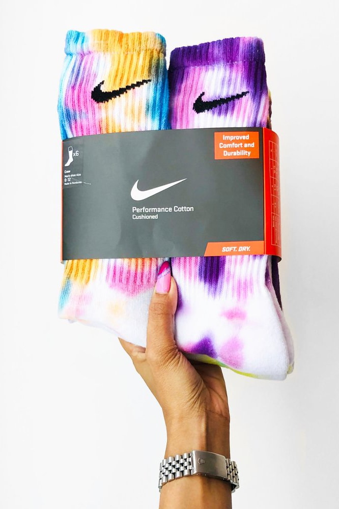 nike tie dye socks samm jo custom handmade