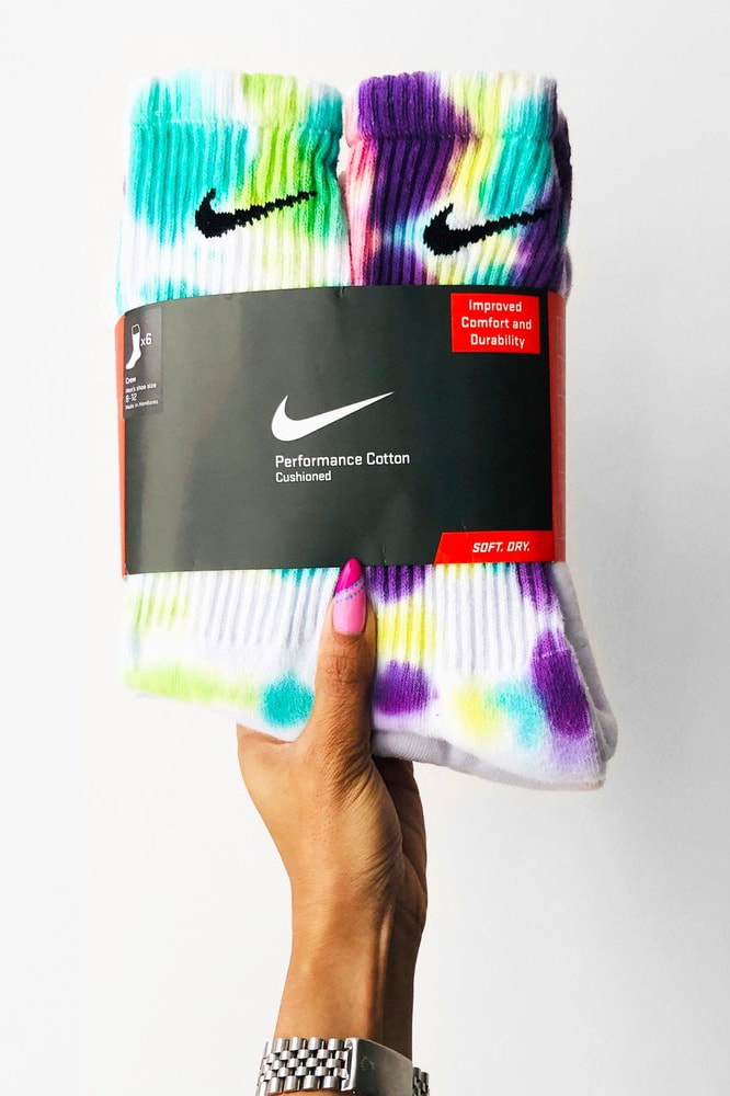 nike tie dye socks samm jo custom handmade
