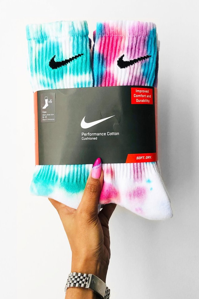 nike tie dye socks samm jo custom handmade