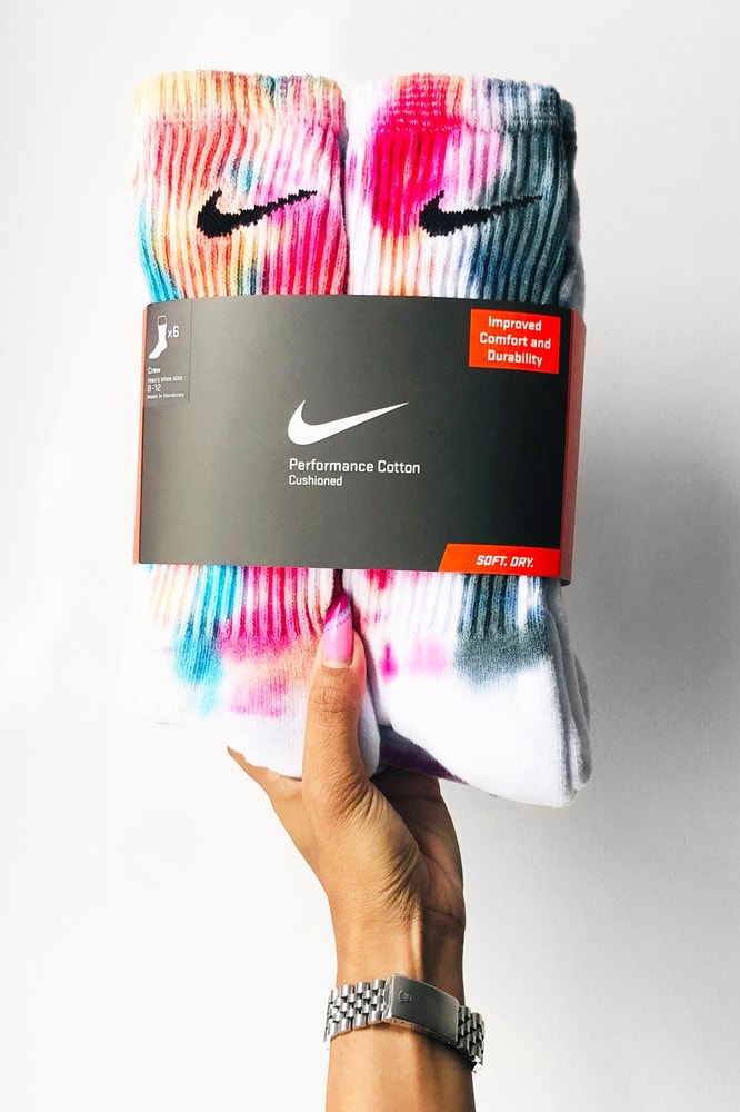nike tie dye socks samm jo custom handmade