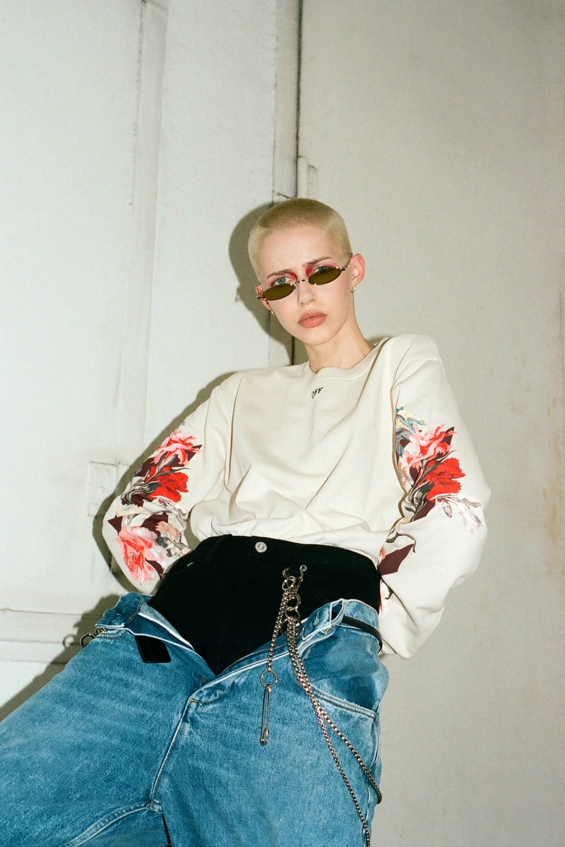 Off-White™ Fall/Winter 2019 Collection Editorial HBX HBXWM Virgil Abloh Sneakers Bags Accessories Logo Print Jackets Apparel 