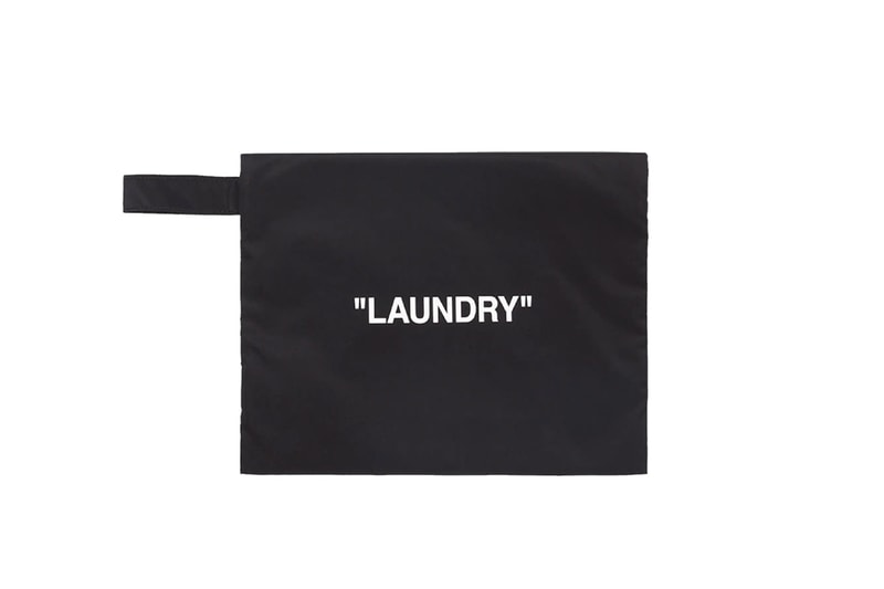 Off-White™ Logo Travel Packing Pouches Laundry Shoes Underwear T-Shirt Bag Black Storage